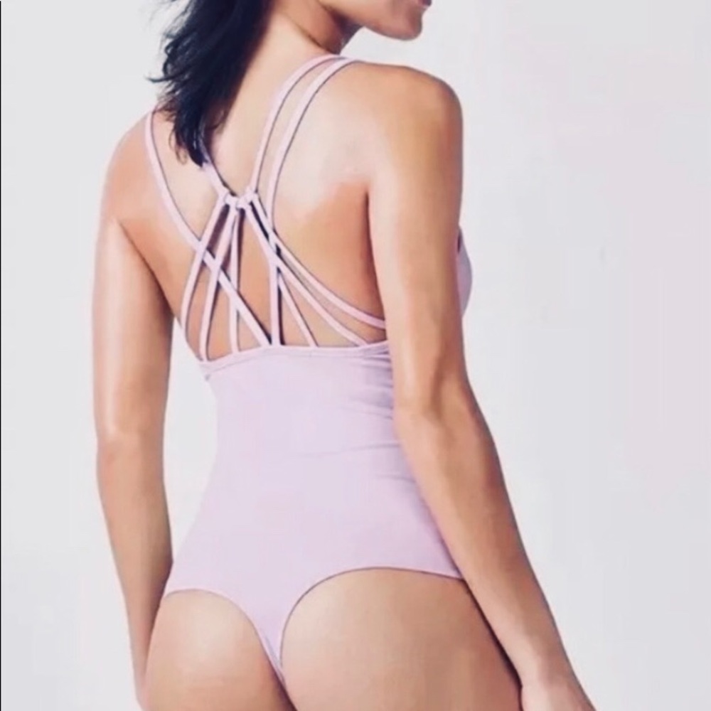 EUC Fabletics Dania Thong Bodysuit